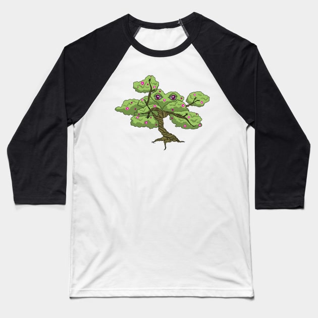 Benny the Bonsai trippy bonsai tree no background Baseball T-Shirt by VantaTheArtist